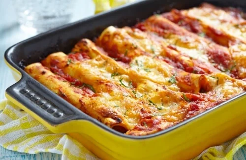 Cannelloni sans gluten à la sauce tomate