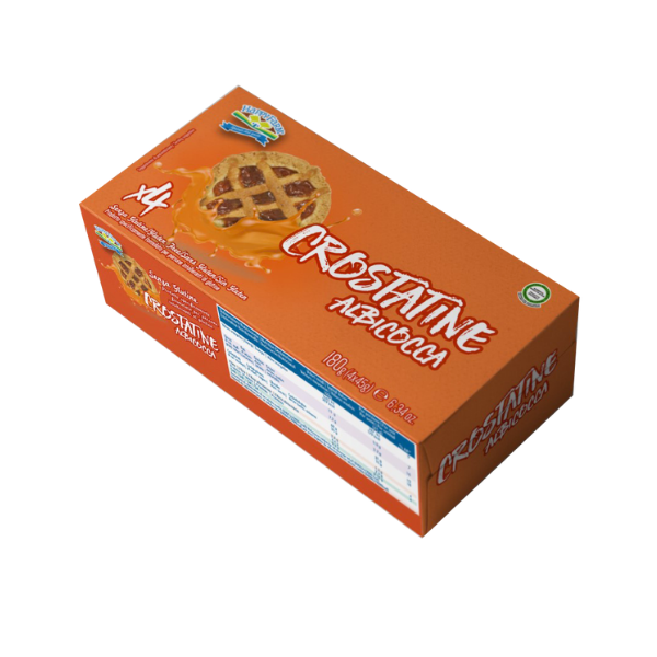 Happy Farm crostatina albicocca 180 g (4x 45g)